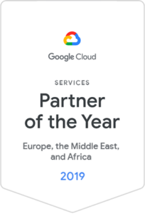 Google cloud - Partner of the year 2019