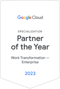 Google cloud - Partner of the year 2023