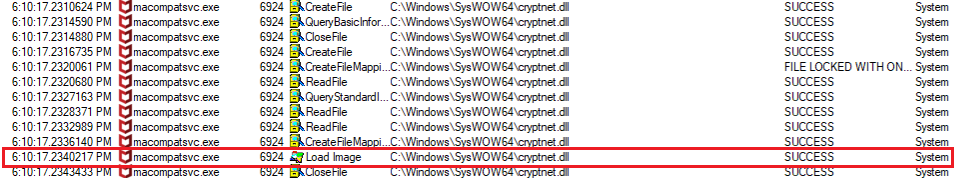Trellix-cryptnet-loaded-by-macompatsvc