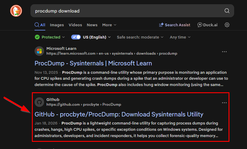 DuckDuckGo SEO poisoning and Threat Actors GitHub repo