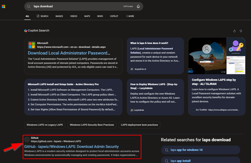 “BgInfo” Bing SEO poisoning and Threat Actors GitHub repo